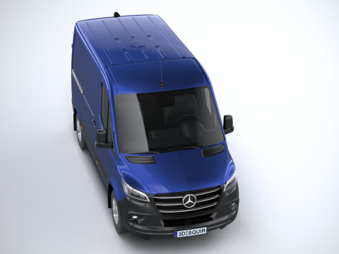 Mercedes-Benz Sprinter Van Short 2025 Modelo 3D