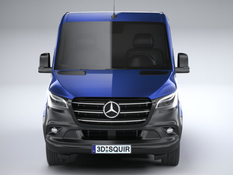 Mercedes-Benz Sprinter Van Short 2025 Modelo 3D