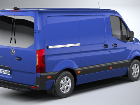Mercedes-Benz Sprinter Van Short 2025 Modelo 3D