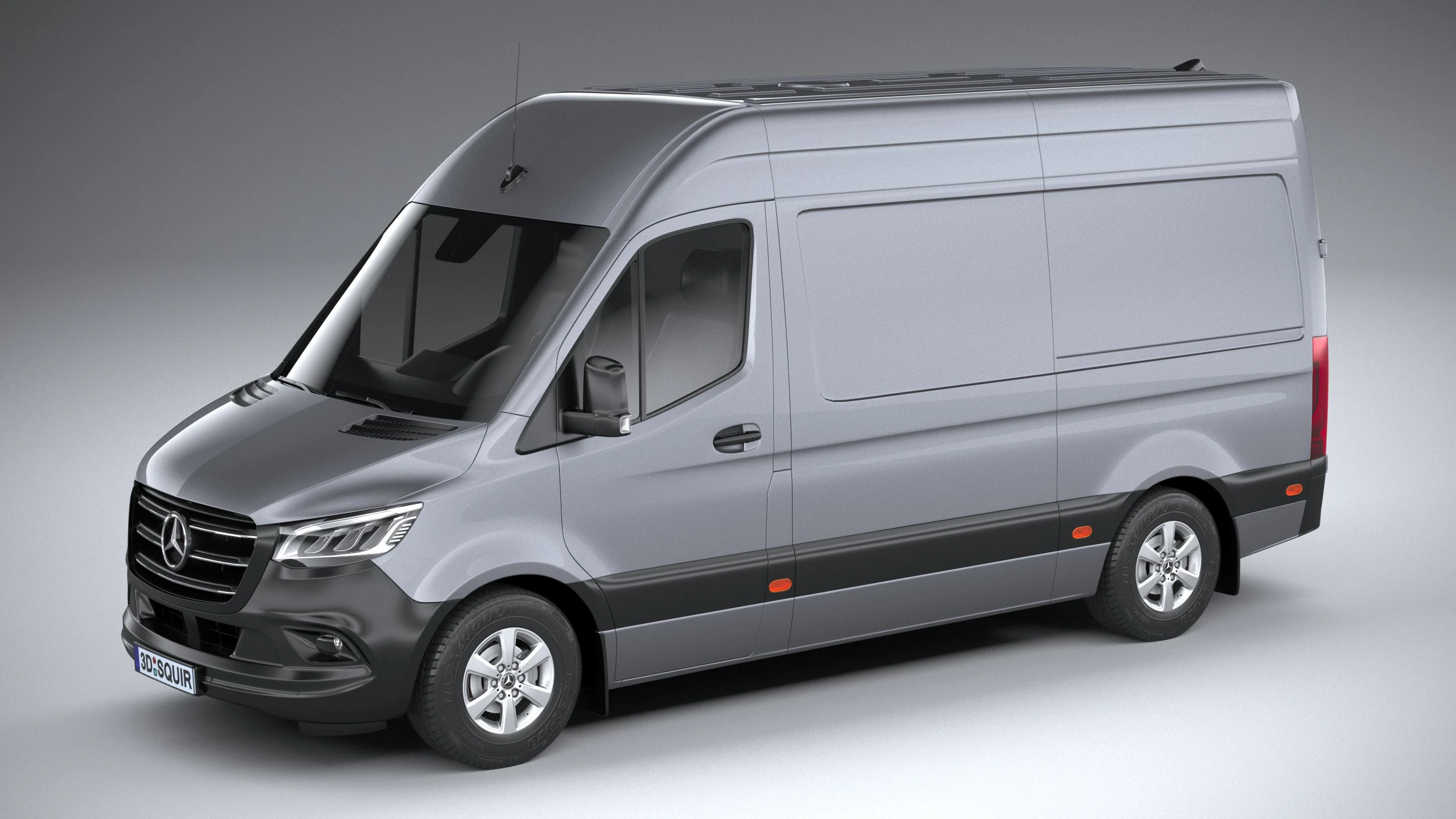 Mercedes-Benz Sprinter Van Standard 2025 3D Model .c4d .max .obj .3ds .fbx .stl .blend 