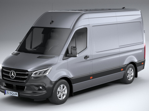 Mercedes-Benz Sprinter Van Standard 2025 3D-Modell