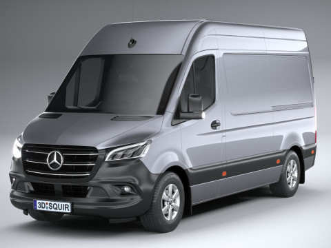 Mercedes-Benz Sprinter Van Standard 2025 3D-Modell