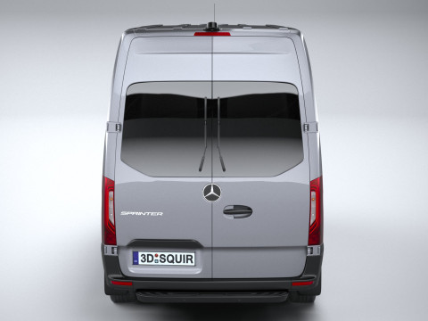 Mercedes-Benz Sprinter Van Standard 2025 3D-Modell