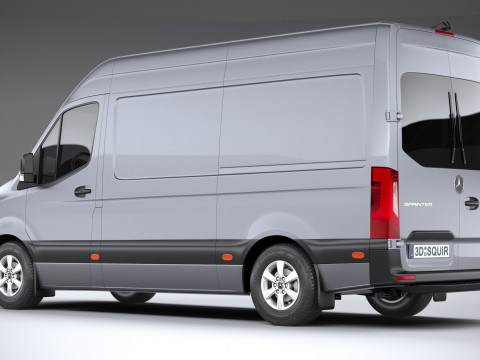 Mercedes-Benz Sprinter Van Standard 2025 3D-Modell
