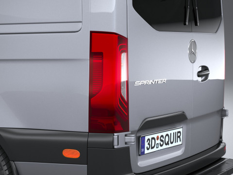 Mercedes-Benz Sprinter Van Standard 2025 3D-Modell