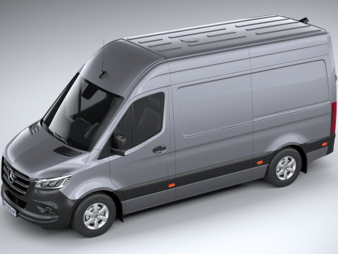 Mercedes-Benz Sprinter Van Standard 2025 3D-Modell
