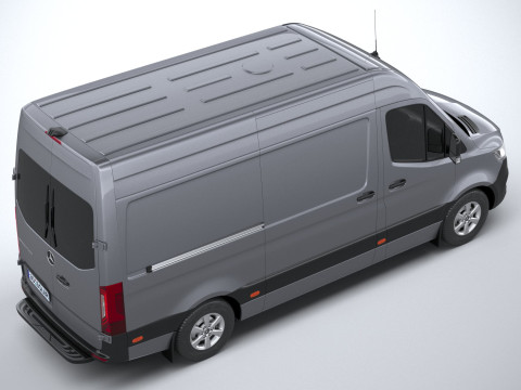 Mercedes-Benz Sprinter Van Standard 2025 3D-Modell