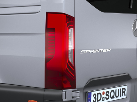 Mercedes-Benz Sprinter Van Standard 2025 3D-Modell