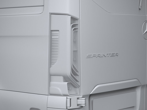 Mercedes-Benz Sprinter Van Standard 2025 3D-Modell