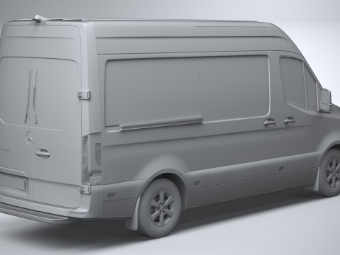 Mercedes-Benz Sprinter Van Standard 2025 3D-Modell