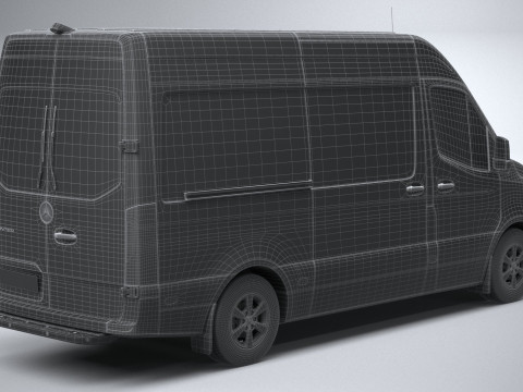 Mercedes-Benz Sprinter Van Standard 2025 3D-Modell
