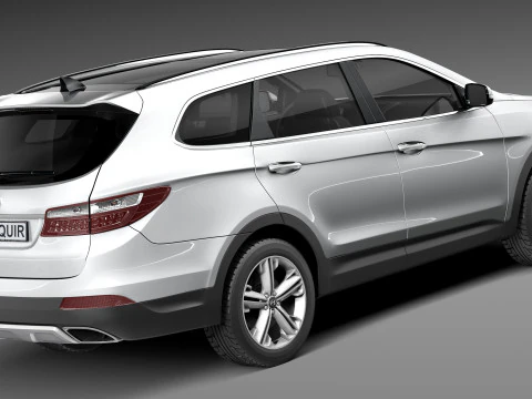 Hyundai Santa Fe 2013 3D Model