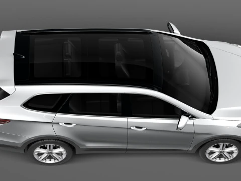 Hyundai Santa Fe 2013 3D Model