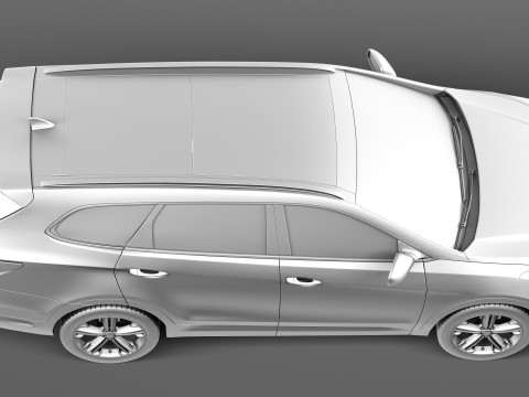 Hyundai Santa Fe 2013 3D Model