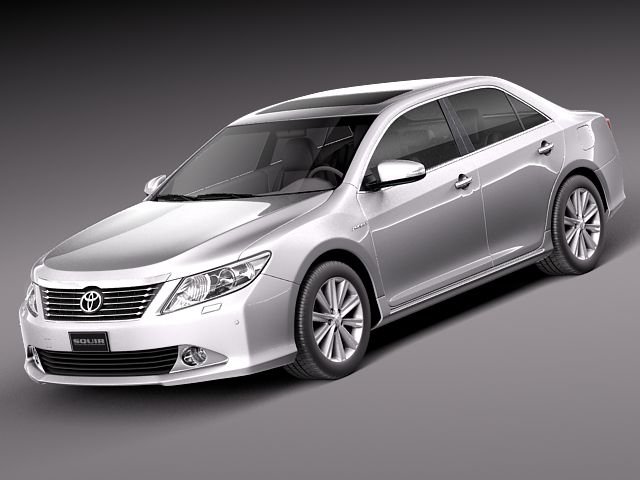 Toyota Aurion 2012 3D Модель .c4d .max .obj .3ds .fbx .stl .blend 