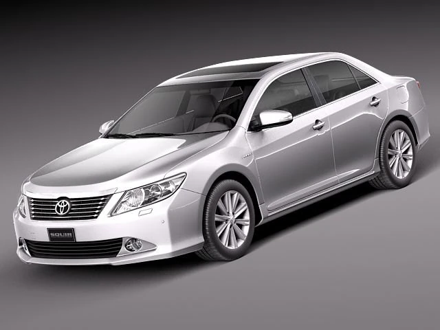 Toyota Aurion 2012 3D Model .c4d .max .obj .3ds .fbx .stl .blend 