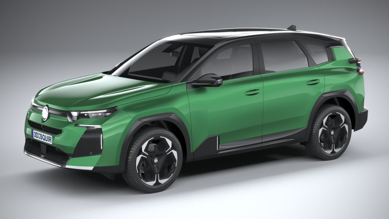 Citroen C5 Aircross 2026 3D 모델 .c4d .max .obj .3ds .fbx .stl .blend