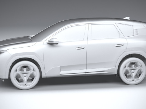 Citroen C5 Aircross 2026 3D 모델