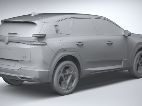 Citroen C5 Aircross 2026 3D 모델
