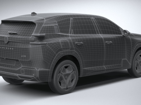 Citroen C5 Aircross 2026 3D 모델
