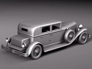 Duesenberg J 232 1930 sedan 3D Model