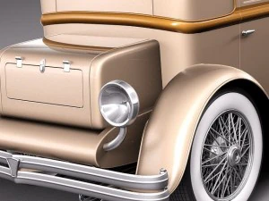 Duesenberg J 232 1930 sedan 3D Model