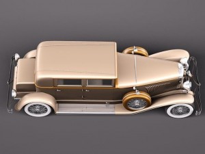 Duesenberg J 232 1930 sedan 3D-Modell
