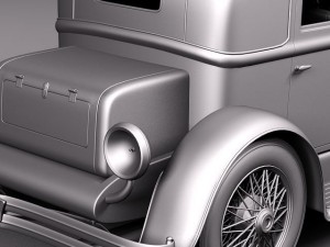 Duesenberg J 232 1930 sedan 3D-Modell