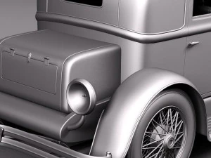 Duesenberg J 232 1930 sedan 3D Model