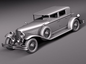 Duesenberg J 232 1930 sedan 3D-Modell