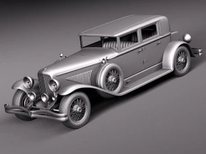 Duesenberg J 232 1930 sedan 3D Model