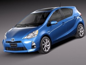 Toyota Prius C 2012 Modèle 3D