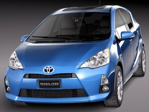 Toyota Prius C 2012 3D Model