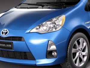 Toyota Prius C 2012 3D Model
