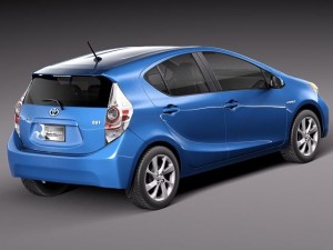 Toyota Prius C 2012 3D Model