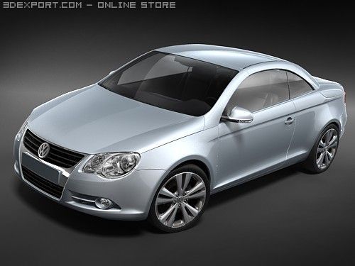 Volkswagen EOS Modèle 3D .c4d .max .obj .3ds .fbx .stl .blend 