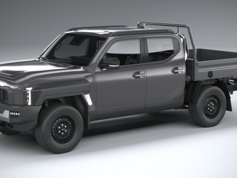 Kia Tasman Cargo DoubleCab 2026 3D Модель