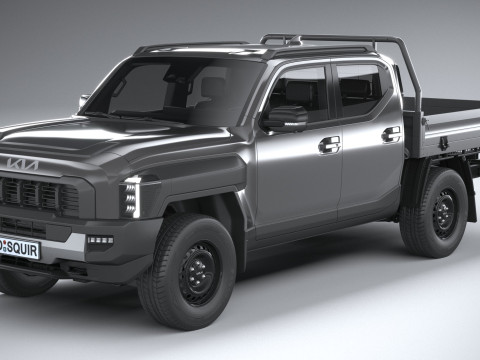Kia Tasman Cargo DoubleCab 2026 3D Model