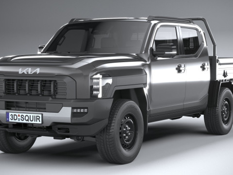 Kia Tasman Cargo DoubleCab 2026 3D Model