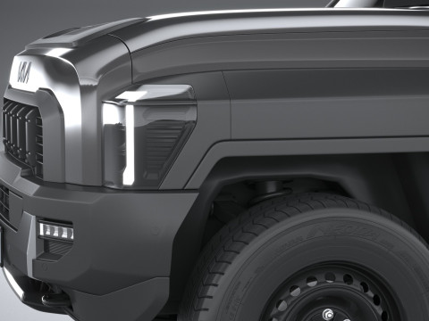 Kia Tasman Cargo DoubleCab 2026 3D Model