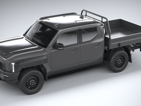 Kia Tasman Cargo DoubleCab 2026 3D Model