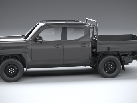 Kia Tasman Cargo DoubleCab 2026 3D Model