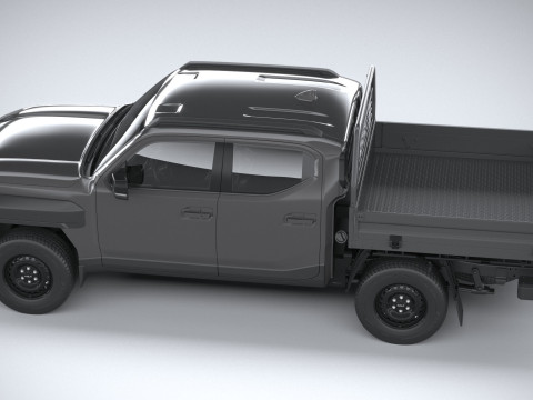 Kia Tasman Cargo DoubleCab 2026 3D Model