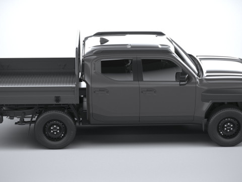 Kia Tasman Cargo DoubleCab 2026 3D Model