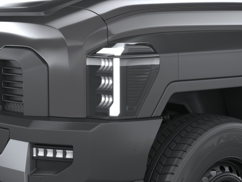 Kia Tasman Cargo DoubleCab 2026 3D Model