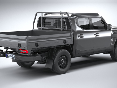 Kia Tasman Cargo DoubleCab 2026 3D Model