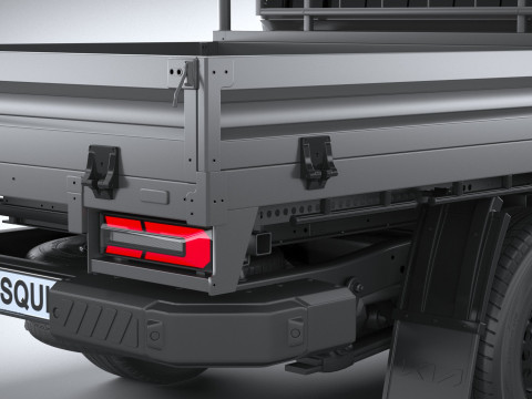 Kia Tasman Cargo DoubleCab 2026 3D Model