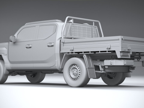 Kia Tasman Cargo DoubleCab 2026 3D Model