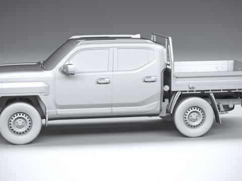 Kia Tasman Cargo DoubleCab 2026 3D Model
