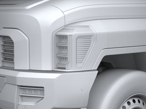 Kia Tasman Cargo DoubleCab 2026 3D Model